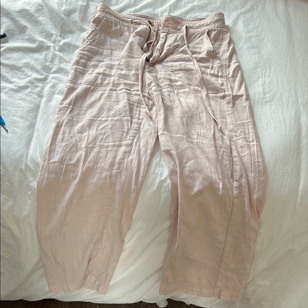 Light Pink Drawstring Pants
